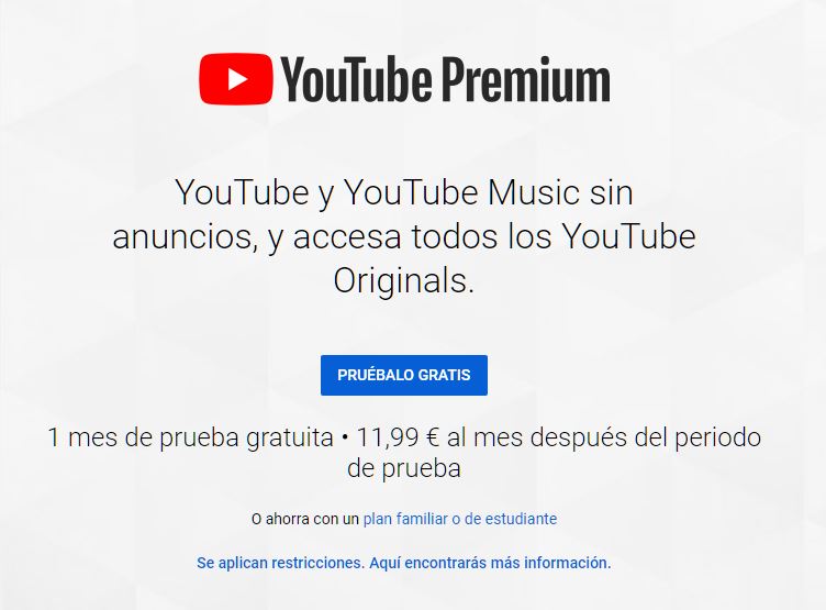 Descargar videos YouTube premium